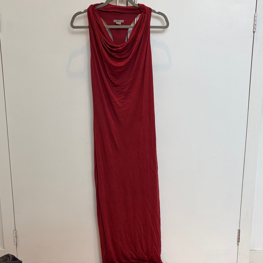 Helmut Lang Red Maxi Dress